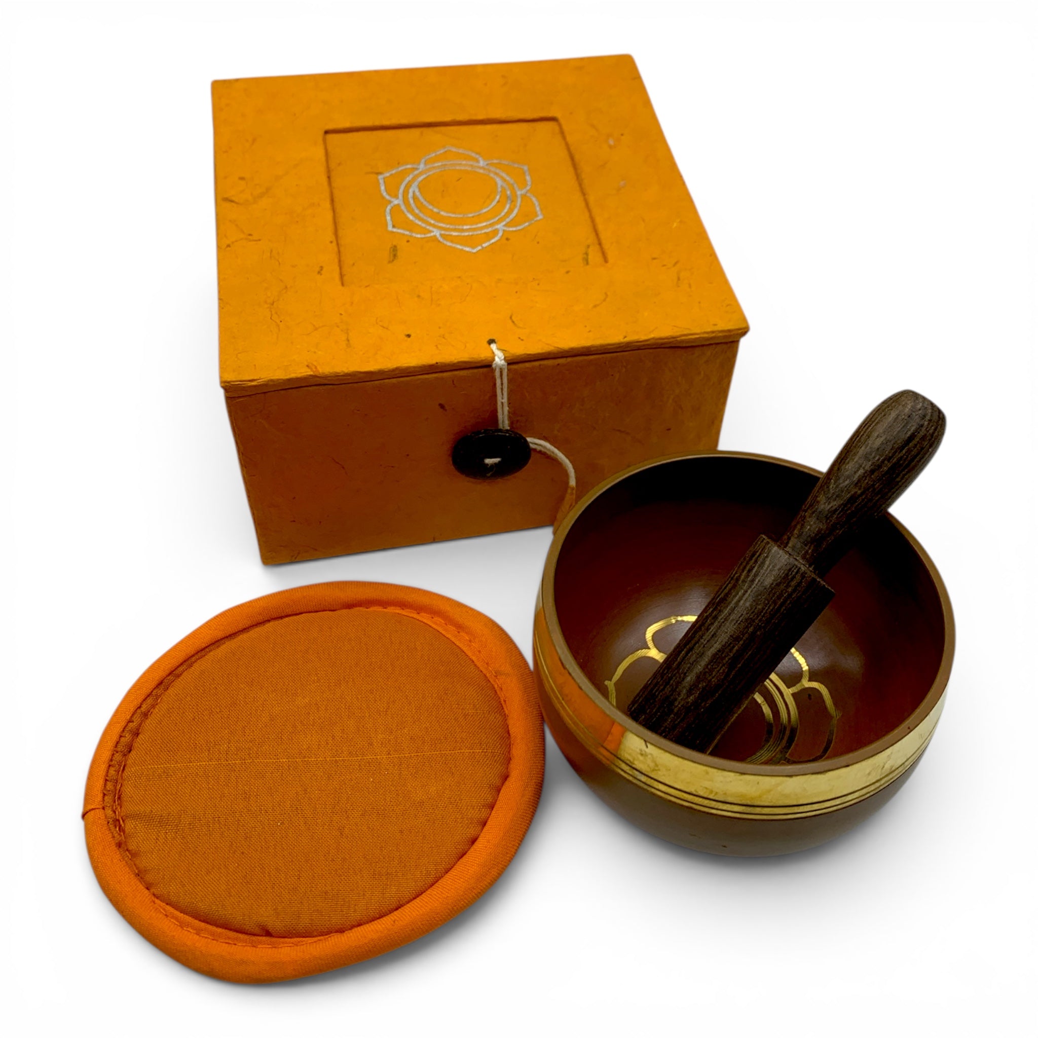 Singing Bowl - Tibetan 3" Orange (Sacral Chakra) - Happy Soul Online